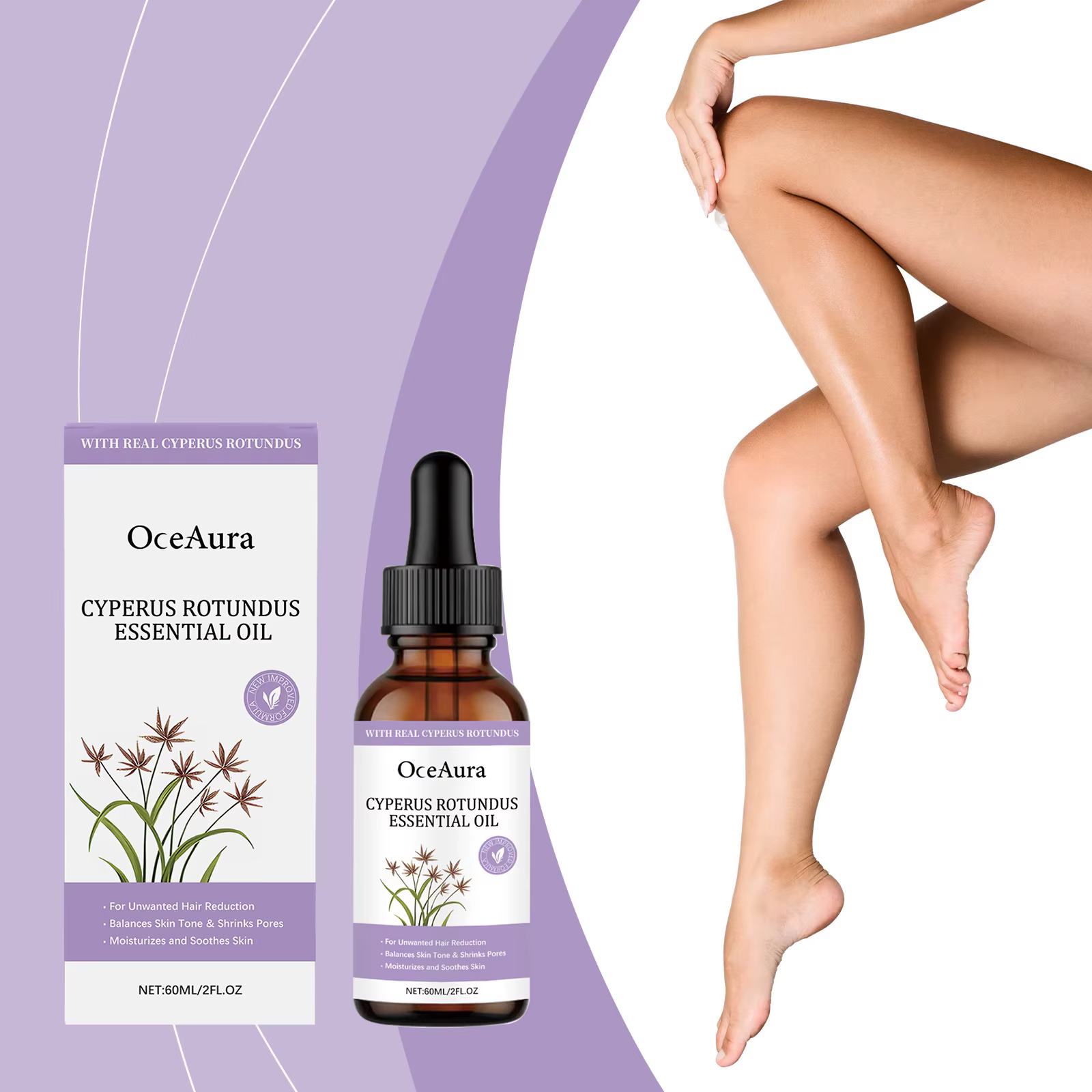 OceAura Hårväxthämmande Olja 60 ml